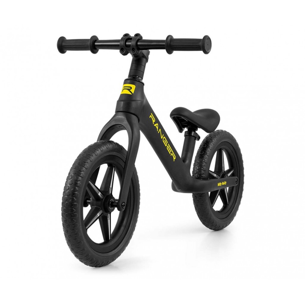 Milly Mally Rowerek Biegowy Ranger Flash black 12" koła