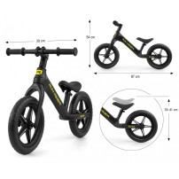 Milly Mally Rowerek Biegowy Ranger Flash black 12" koła