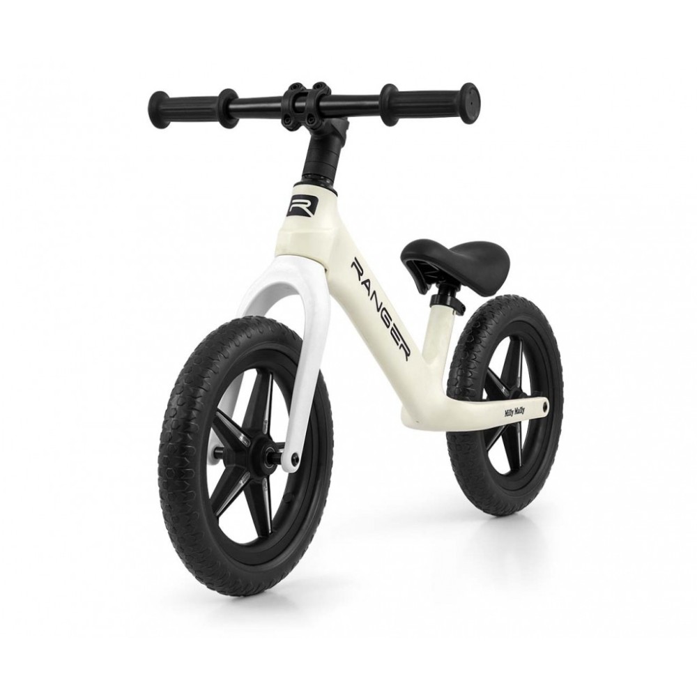 Milly Mally Rowerek Biegowy Ranger Flash white 12" koła