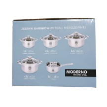 Zestaw garnków MG Home  ModernoZestaw garnków MG Home  Moderno