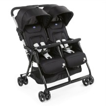 Wózek spacerowy podwójny Chicco Ohlala Twin Black Night