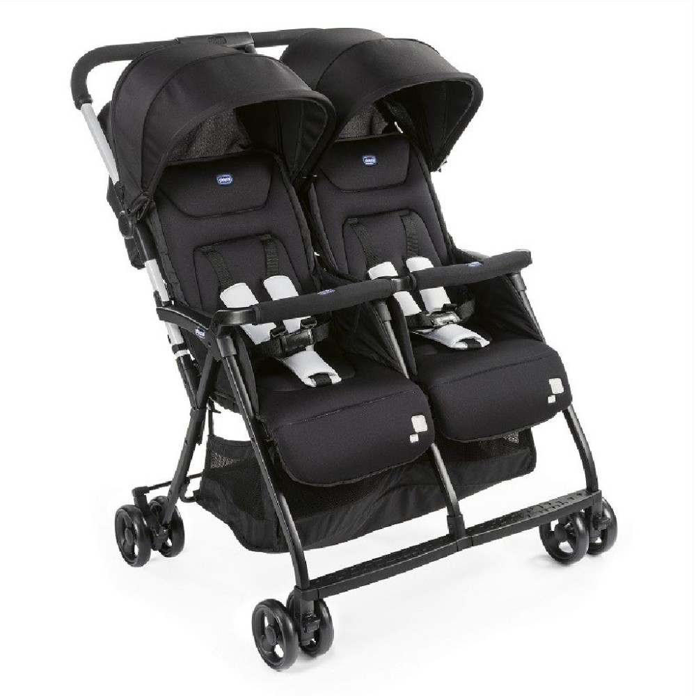 Wózek spacerowy podwójny Chicco Ohlala Twin Black Night