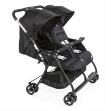Wózek spacerowy podwójny Chicco Ohlala Twin Black Night