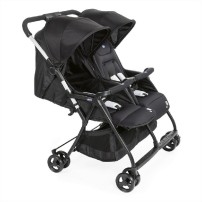 Wózek spacerowy podwójny Chicco Ohlala Twin Black Night