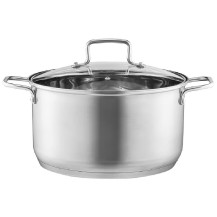 Garnek stalowy Ambition z pokrywką HUGO 24cm / 4,5L  44461