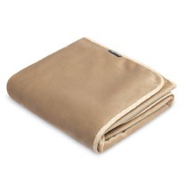 Sensillo kocyk beżowy plusz 80x100cm