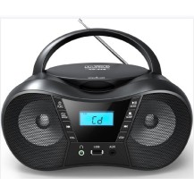 Radioodtwarzacz CD LILA czarny 2 USB BT