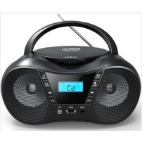 Radioodtwarzacz CD LILA czarny 2 USB BT