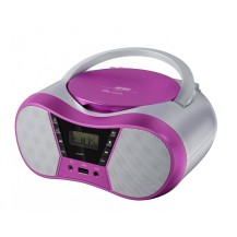 Radioodtwarzacz CD LILA 2 Różowa USB BT