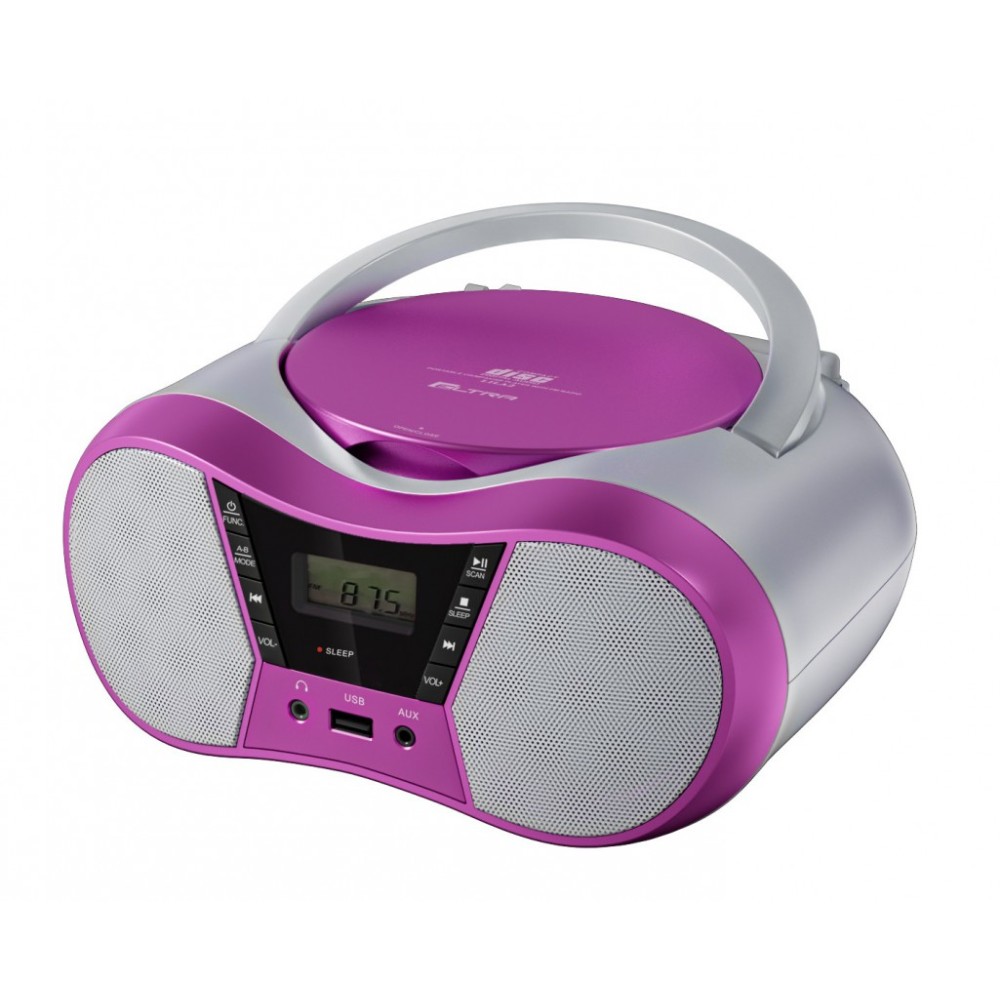 Radioodtwarzacz CD LILA 2 Różowa USB BT