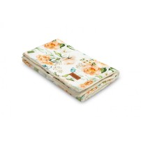 Sensillo pluszowy koc spacerowy 80x100cm SILLO-42905 Piwonie