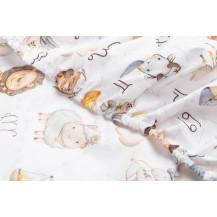 Sensillo prześcieradło drukowane Zodiak 60x120cm  100%bawełna
