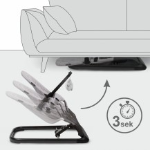LEŻACZEK BUJACZEK LARO FULL GREY/BLACK 5906601700903