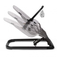 LEŻACZEK BUJACZEK LARO FULL GREY/BLACK 5906601700903