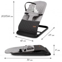 LEŻACZEK BUJACZEK LARO FULL GREY/BLACK 5906601700903