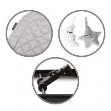 LEŻACZEK BUJACZEK LARO FULL GREY/BLACK 5906601700903