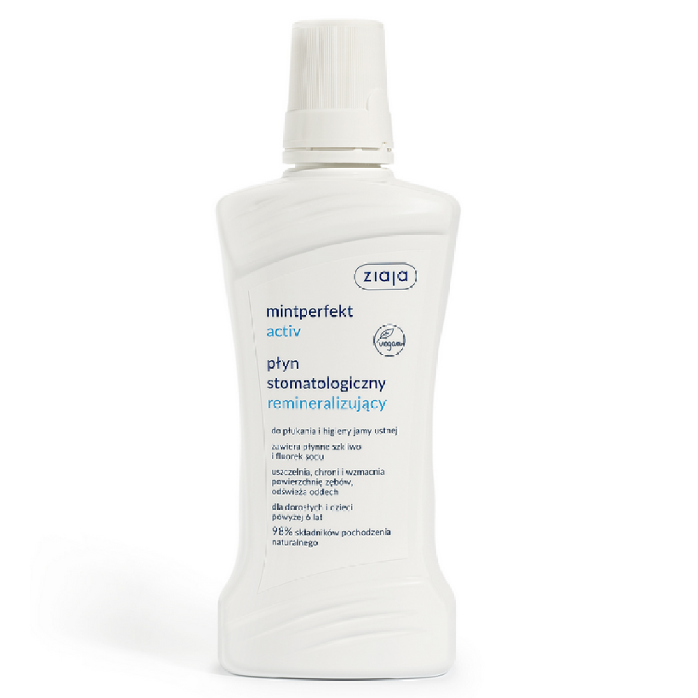Ziaja Activ Płyn stomatologiczny remineralizujący 500ml mintperfekt