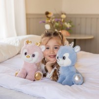Teddykompaniet  Reniferek Tea błękit 25cm  T-TED-04233
