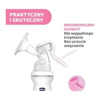 Chicco NaturalFeeling Laktator manulany + wkładki 60 szt.