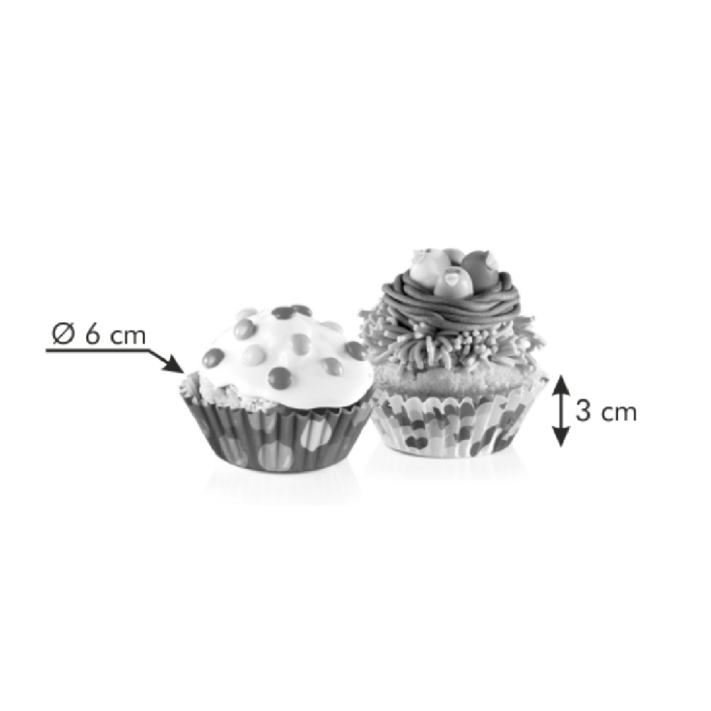 Tescoma Papilotki DELÍCIA ø 6 cm, 60 szt., dla dzieci 630608.00