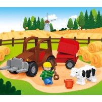 Blocki Mubi Klocki Wielkie Przygody - Farma 11 el.