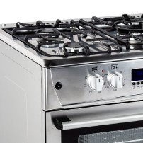 RAVANSON 5 palnikowa kuchnia gazowo-elektryczna KWGE-K90 CHEFF MODERN stal nierdzewna