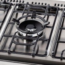 RAVANSON 5 palnikowa kuchnia gazowo-elektryczna KWGE-K90 CHEFF MODERN stal nierdzewna