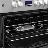RAVANSON 5 palnikowa kuchnia gazowo-elektryczna KWGE-K90 CHEFF MODERN stal nierdzewna
