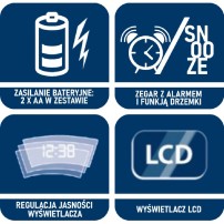 BLAUPUNKT Stacja pogodowa WS 15BK CZARNA