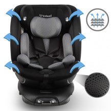 Kidwell Fotelik samochodowy GOCAR Black-Gray 40-135cm obrotowy