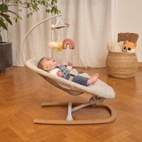Chicco leżaczek Zen Wave Wooden Grey