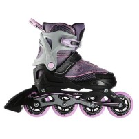 Łyżworolki NILS szaro-fioletowyROZM. L (39-42) NA11008