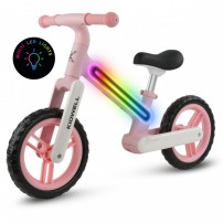 Kidwell  Rowerek biegowy SUNO Pink świecąca led rama