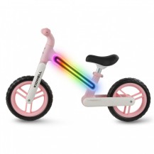 Kidwell  Rowerek biegowy SUNO Pink świecąca led rama