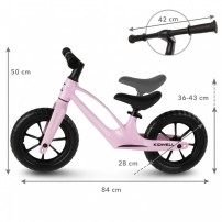 Kidwell  Rowerek biegowy VITO pink magnezowa rama