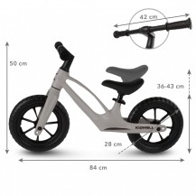 Kidwell  Rowerek biegowy VITO Taupe magnezowa rama