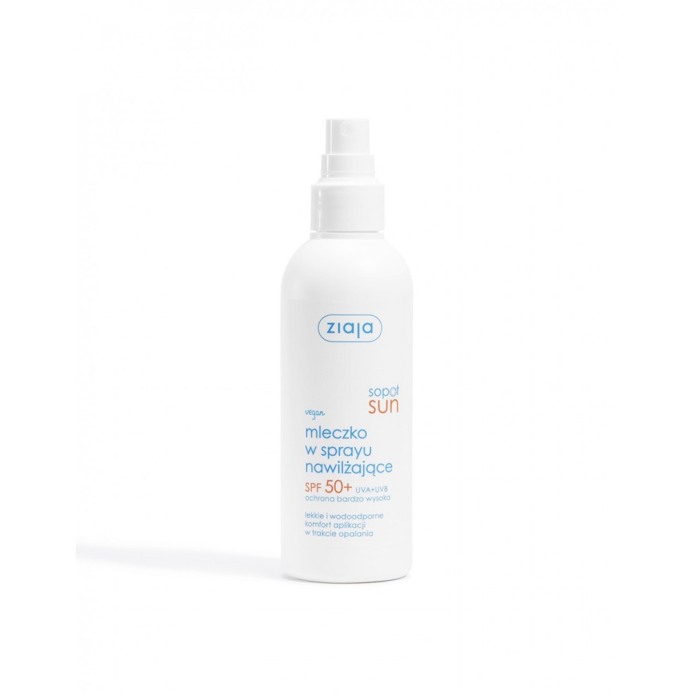 Ziaja Mleczko w sprayu nawilżające SPF 50+ Sopot Sun 170 ML