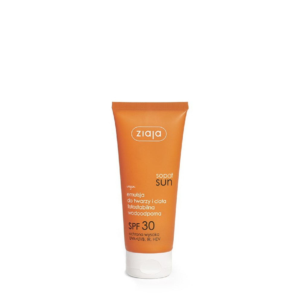 Ziaja Emulsja do twarzy i ciała Sopot Sun SPF 30/tuba 100 ML