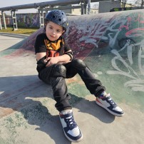 Kidwell Zestaw ochraniaczy TRIX Black M od 25 kg do 50 kg