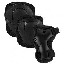 Kidwell Zestaw ochraniaczy TRIX Black M od 25 kg do 50 kg