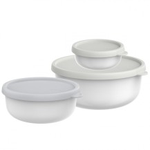 ZESTAW 3 POJEMNIKÓW LUMINA Mepal 2.0 250ML + 750ML +1500 ML WHITE