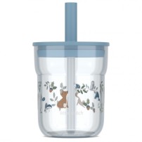 SZKLANKA DZIECIĘCA ZE SŁOMKĄ MIO 250ML FOREST FRIENDS 108023065408