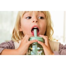 SZKLANKA DZIECIĘCA ZE SŁOMKĄ MIO 250ML FOREST FRIENDS 108023065408