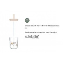 SZKLANKA DZIECIĘCA ZE SŁOMKĄ MIO 250ML SUNSHINE %26 RAINBOW 108023065245