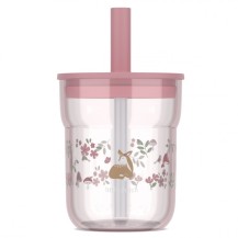 SZKLANKA DZIECIĘCA ZE SŁOMKĄ MIO 250ML FAIRY GARDEN 108023065406