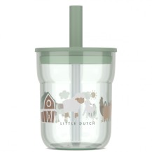 SZKLANKA DZIECIĘCA ZE SŁOMKĄ MIO 250ML LITTLE FARM 108023065399