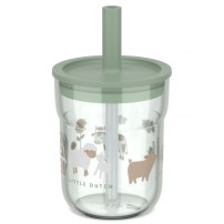 SZKLANKA DZIECIĘCA ZE SŁOMKĄ MIO 250ML LITTLE FARM 108023065399