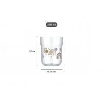 SZKLANKA DZIECIĘCA 250ML MIO FOREST FRIENDS 108022065408