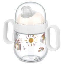KUBEK DZIECIĘCY NIEKAPEK MIO SUNSHINE %26 RAINBOW 200ML 108017065245