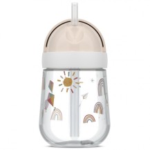 KUBEK DZIECIĘCY ZE SŁOMKĄ 300ML MIO SUNSHINE %26 RAINBOW 108014065245
